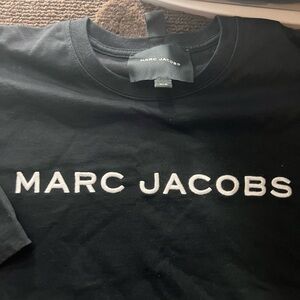 Marc Jacobs Classic Oversized Black Tee (o/s)